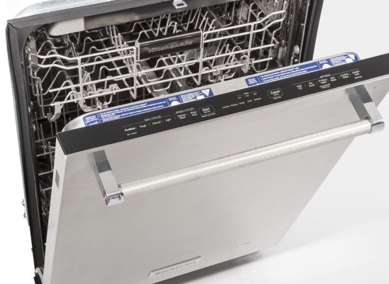 Where can you find ratings for quiet dishwashers?