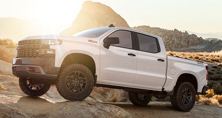 2019 chevrolet white silverado