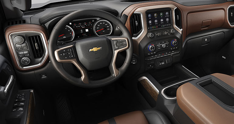 2019 chevrolet silverado dash