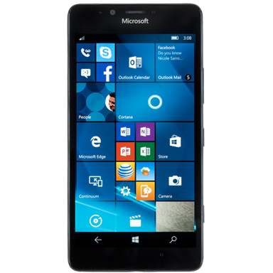 Picture of a Windows phone.