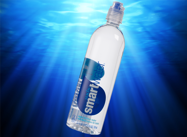 What is the difference between Glaceau Smart Water and regular water?
