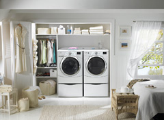 Is it okay for a washer and dryer to be on the second floor?