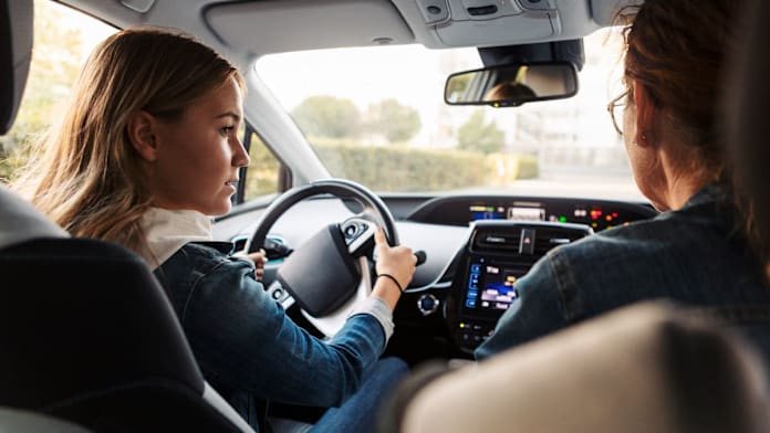 Teen driver safety illustration