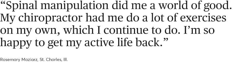 A quote about back pain relief