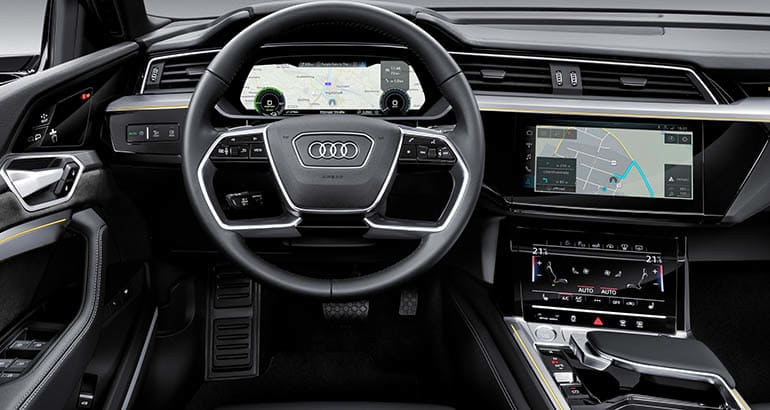 2019 Audi E Tron Suv Looks To Take On Tesla Model X