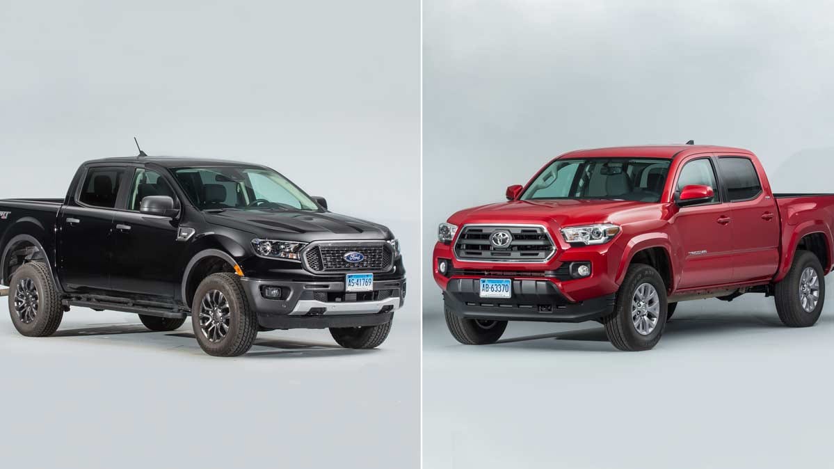 Pickup FaceOff Ford Ranger vs. Toyota Consumer Reports