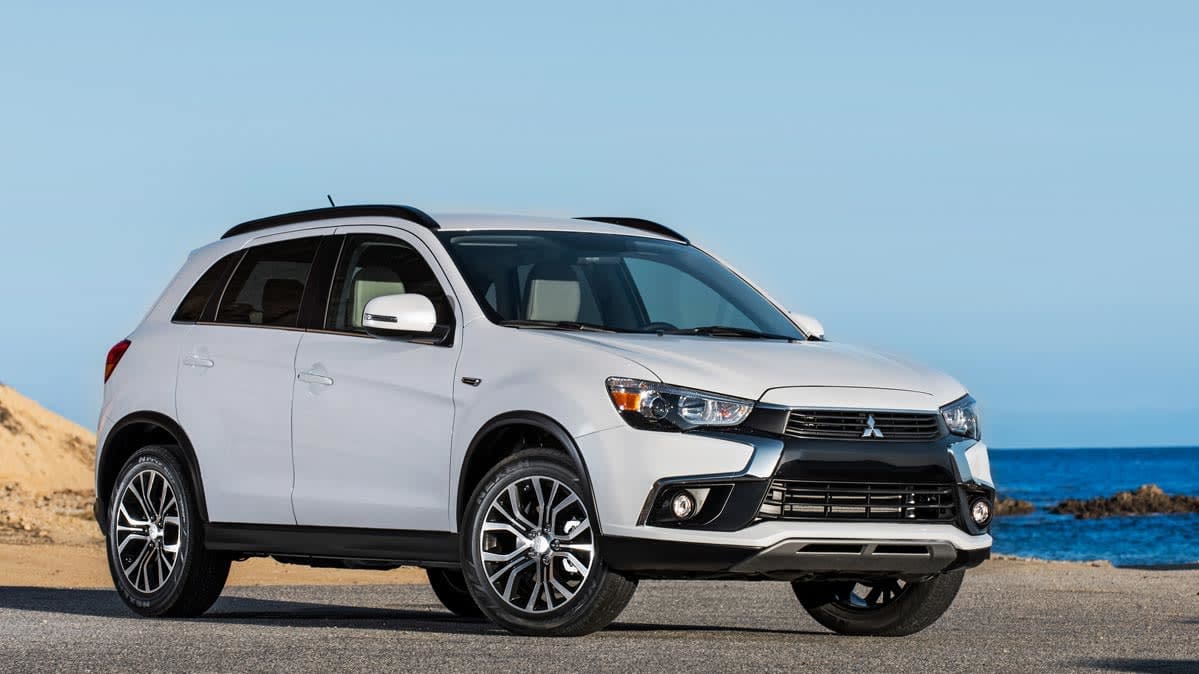 A Mitsubishi Outlander Sport that's included in the latest Mitsubishi recall.