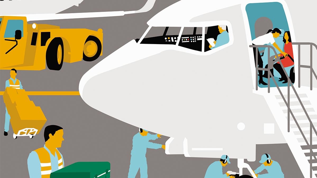 un avión