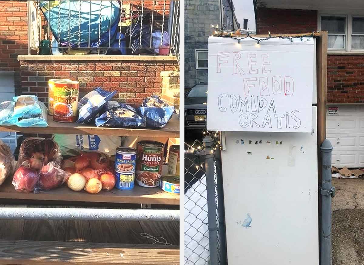 Cómo los refrigeradores comunitarios llamados 'Freedges' en Nueva Jersey