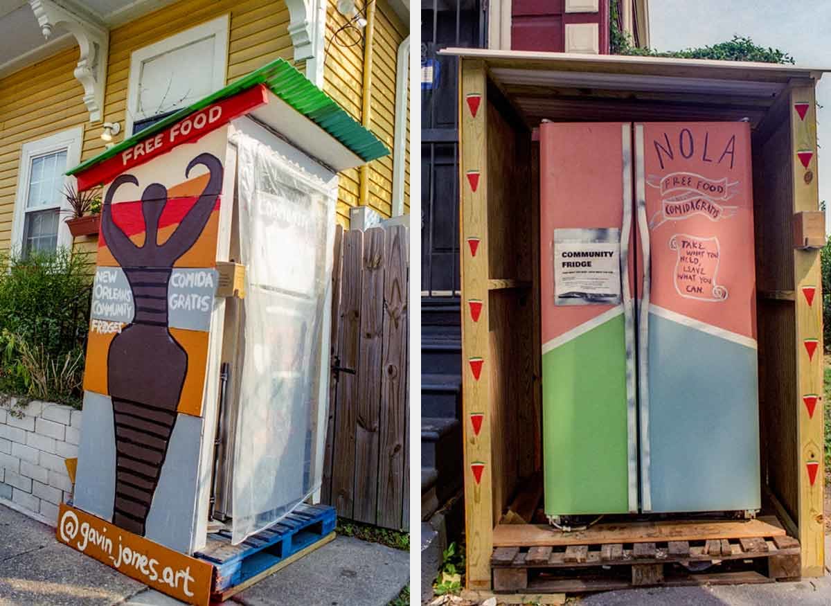 Cómo los refrigeradores comunitarios llamados 'Freedges' en Nueva Orleans