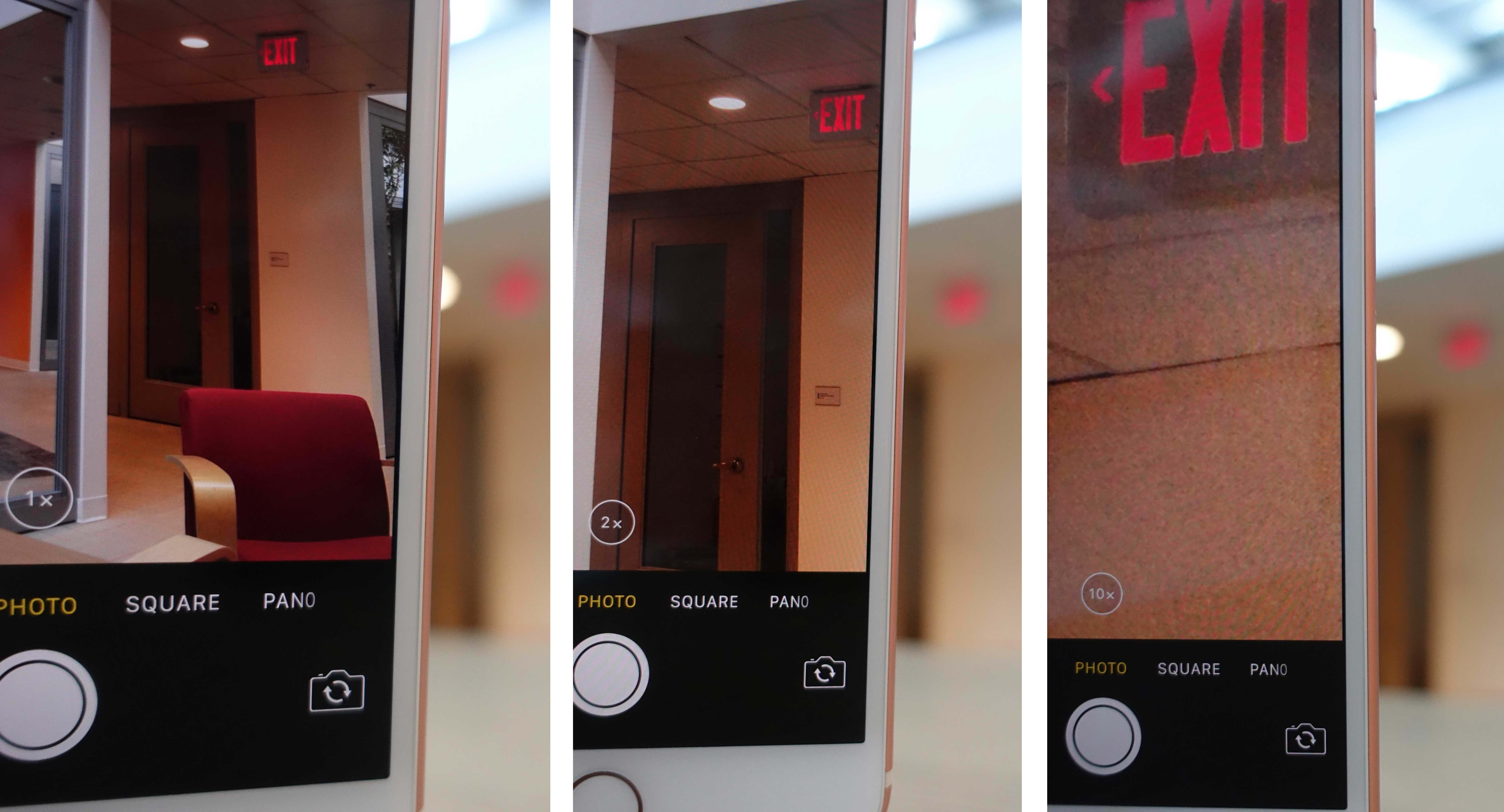 This the Apple iPhone 7 Plus and its zoom capability 