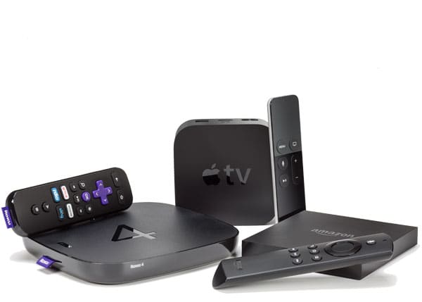 Various streaming media players.