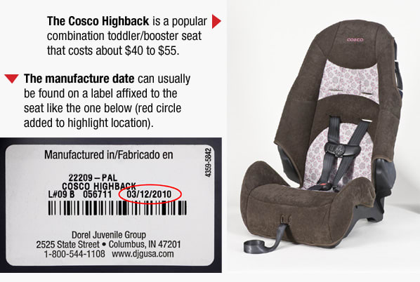 Cosco Highback Car Seats Should Be Replaced - Consumer Reports