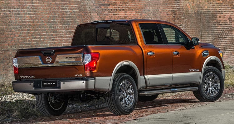 2017 Nissan Titan Crew Cab XD Gasoline rear