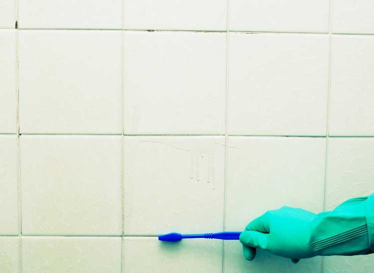 Use a toothbrush to make your grout sparkle is just one of Consumer Reports cleaning tips. 