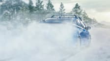 2019 Toyota Prius in snow