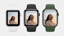 white, black, and grey Apple Watch 7s