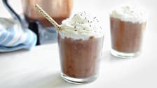 Chocolate tahini dessert smoothies