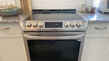 Liam's new induction electric stove.