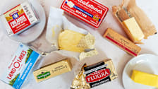 packages of butter and butter on a plate