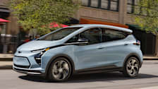 2023 Chevrolet Bolt EV driving in city