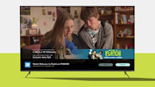 An example of a pop up ad from Vizio seen on a TV
