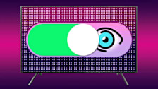 TV with privacy settings
