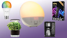 Wyze Bulb Color, AeroGarden Harvest 360, Philips SmartSleep Wake-up Light, Ninja Hot and Cold Brewed System CP307 Coffee Maker, Twinkly Generation II Strings and Music Adapter