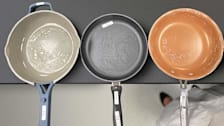 The Always Pan, the Swiss Diamond Pan, and the Red Copper pan, after initial testing by Consumer Reports.