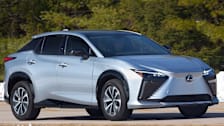 2023 Lexus RZ 450e driving, front