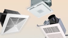 three bathroom fans