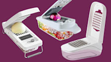 William Sonoma PL8 Professional Vegetable Chopper, RüK Vegetable Chopper,OXO Good Grips Vegetable and Onion Chopper with Easy Pour Opening White