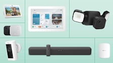 Amazon Blink, Amazon Ring Stick Up Cam Pro, Amazon Sound Bar, Amazon Eero, Amazon Echo Hub, and Amazon Echo show