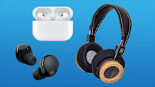 From left: Sony WF-1000XM5, Apple AirPods Pro (2nd generation), Grado RS2x
