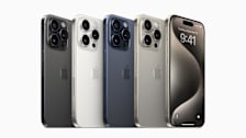 iPhone 15 Pro and iPhone 15 Pro Max will be available in four stunning new finishes: black titanium, white titanium, blue titanium, and natural titanium.