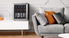 NewAir 23 Bottle Wine Refrigerator in a living room