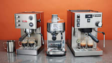 Lelit Victoria, Breville Bambino Plus and Rancilio Silvia Pro X espresso machines