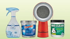 Febreze Fabric Refresher Free, DampRid Fragrance Free Refillable Moisture Remover, AirHood Portable Range Hood (Wired), Bio-Clean Bacteria Waste Eliminator