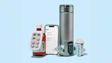 Safety 1st Medicine Reminder, MyTherapy app, e-Pill Smart Stainless Water Bottle and Medicine Reminder and Take-n-Slide Pill Tracker