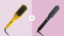 Drybar and Tymo hair straightening brushes