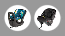 From left: Diono LiteClick30 XT and Peg Perego Primo Viaggio 4-35 Urban Mobility