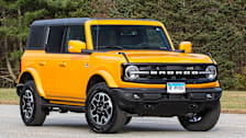 2021 Ford Bronco front at Consumer Reports Auto Test Center
