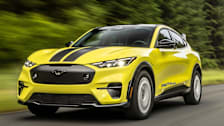 2025 Ford Mustang Mach-E Rally driving