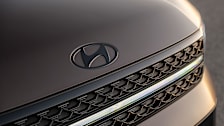 2026 Hyundai Santa Fe Hybrid grille shown close up