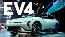 2026 Kia EV4 at the 2025 New York auto show