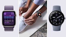 Apple Watch SE 3, the Samsung Galaxy Watch Ultra, and the Google Pixel Watch 4.