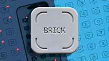 Brick app with illustrated background