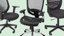 Office Chairs by (from L-R): Staples Essentials Ergonomic Fabric Swivel Task Chair Furniture, Hon Ignition 2.0 Furniture, Ikea Flintan Furniture
