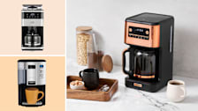 Melitta Aroma Fresh Plus 10-Cup, Haden 14-Cup Programmable (75139), Cuisinart Coffee on Demand DCC-3000 coffee makers.