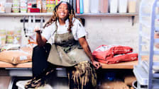 Camari Mick in a kitchen environment.